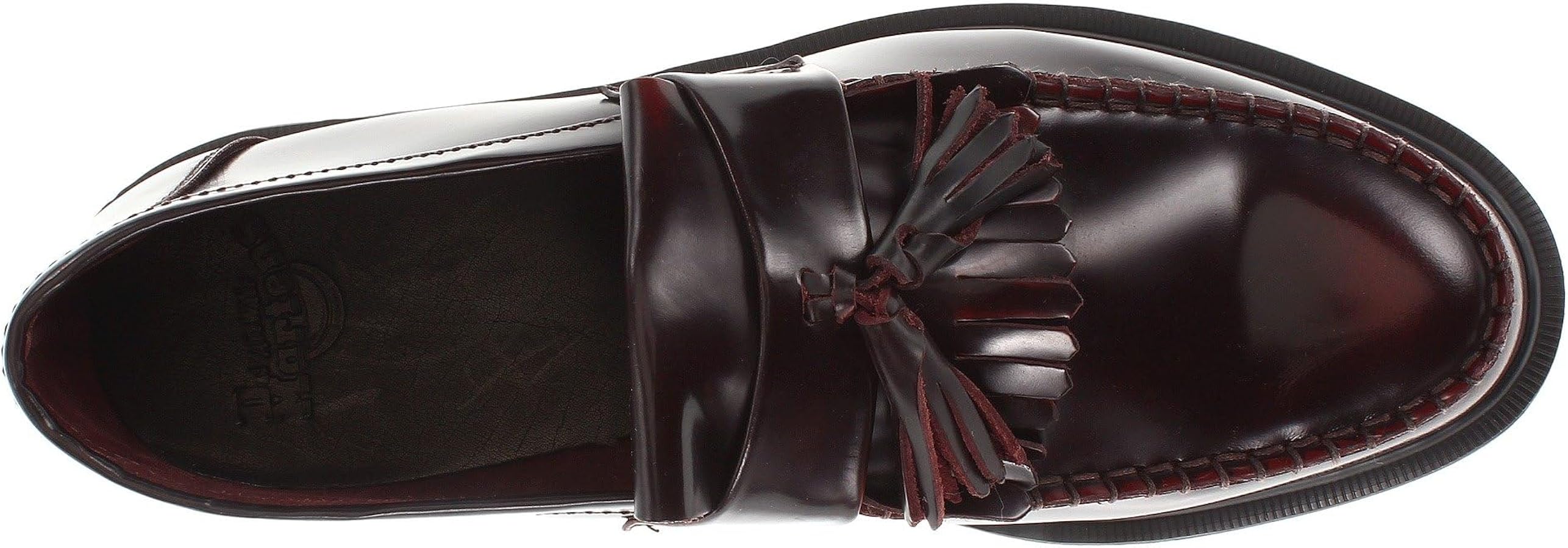 Amazon.com | Dr. Martens Men's Adrian Slip-On Loafer, Cherry Red